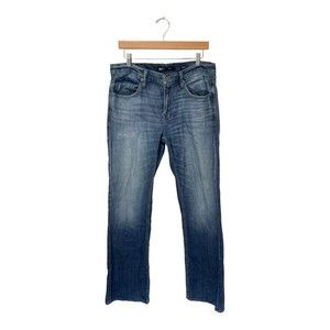 BKE | Jake Whiskered Denim Blue Jeans 33X34